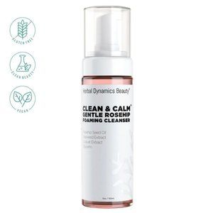 NEW Herbal Dynamics Beauty CLEAN & CALM GENTLE ROSEHIP FOAMING CLEANSER